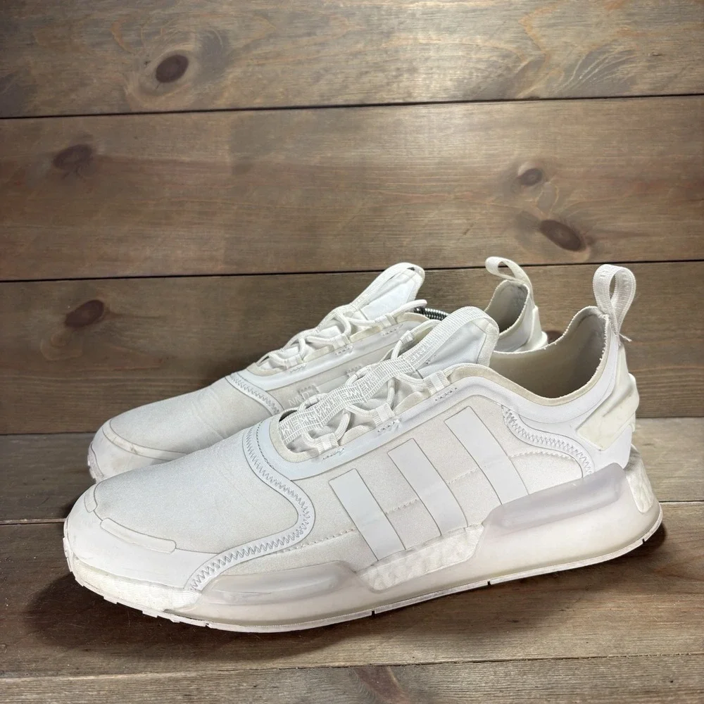 adidas NMD V3 mens size 13 shoes white athletic running sneakers